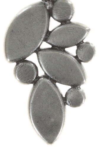 image for Earring Stud Dangling Dance with Navette White  