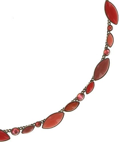 image pour Collier Dance with Navette Orange  