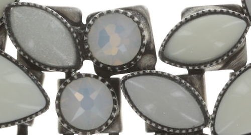 image pour Collier Dance with Navette Blanc  