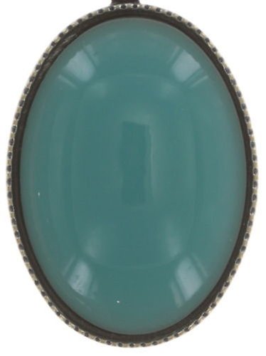 image pour Clou d'oreille pendant Oval in Concert Vert  