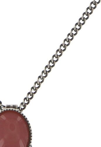 image pour Collier pendant Oval in Concert Rose / Orange  