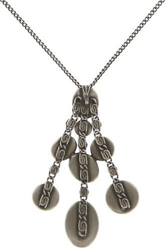 image pour Collier pendant Oval in Concert Rose / Orange  