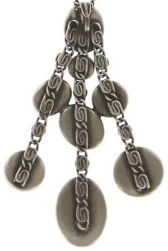 image pour Collier pendant Oval in Concert Rose / Orange  