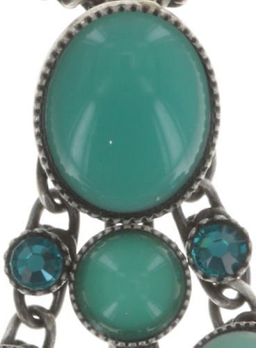 image for Necklace pendant Oval in Concert Green  