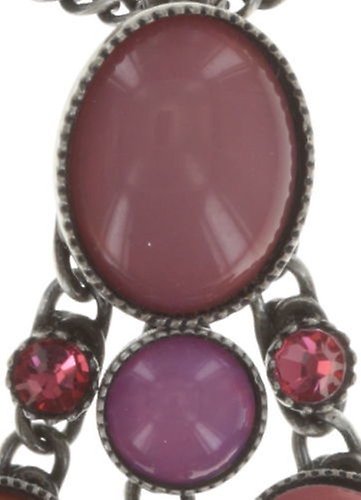 image pour Collier pendant Oval in Concert Rose / Orange  