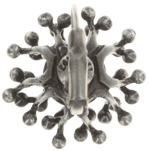 image pour Boucles d'oreilles Eurowire Petit Four de Fleur Blanc  