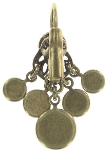 image pour Boucles d'oreilles Eurowire pendantes Waterfalls Marron / Lila  