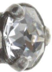 image pour Clou d'oreille Carré Blanc crystal 