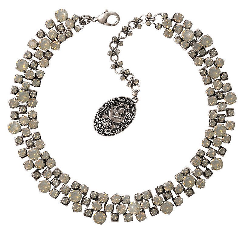 image for Necklace Love Me Tender, Love Me Sweet Grey light grey opal 