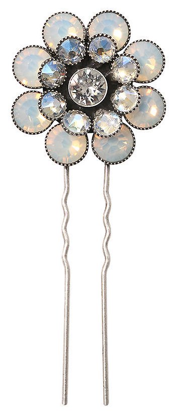 image for Hairpin Lost Garden White  