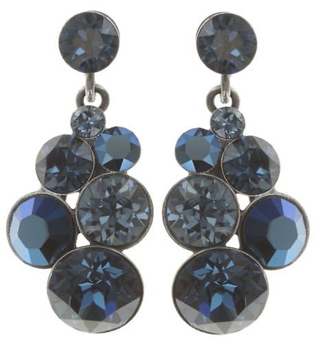 image pour Clou d'oreille pendant Petit Glamour Bleu  