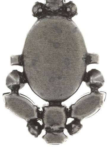 image pour Clou d'oreille pendant Victoria Noir  