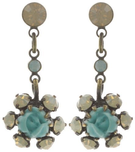 image for Earring stud dangling Victoria Turquoise  