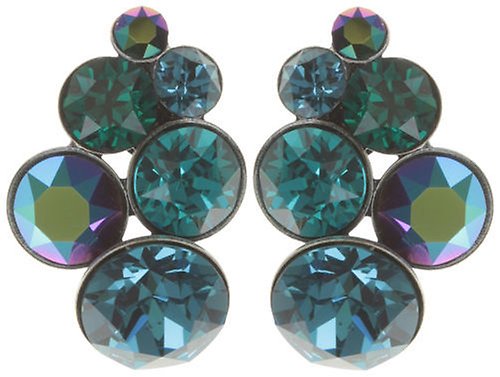 Bild für Ohrstecker Petit Glamour Blau / Grün  