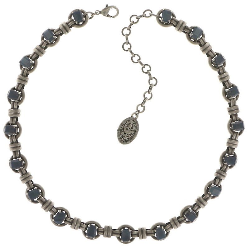 image for Necklace Aztec Green / Grey  