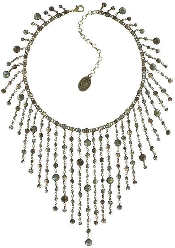 Bild für Halskette Collier Waterfalls Braun / Grün  