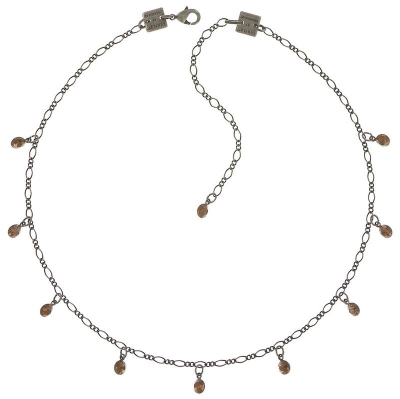 image for Necklace Tutui Collection Beige light smoked topaz SS 24