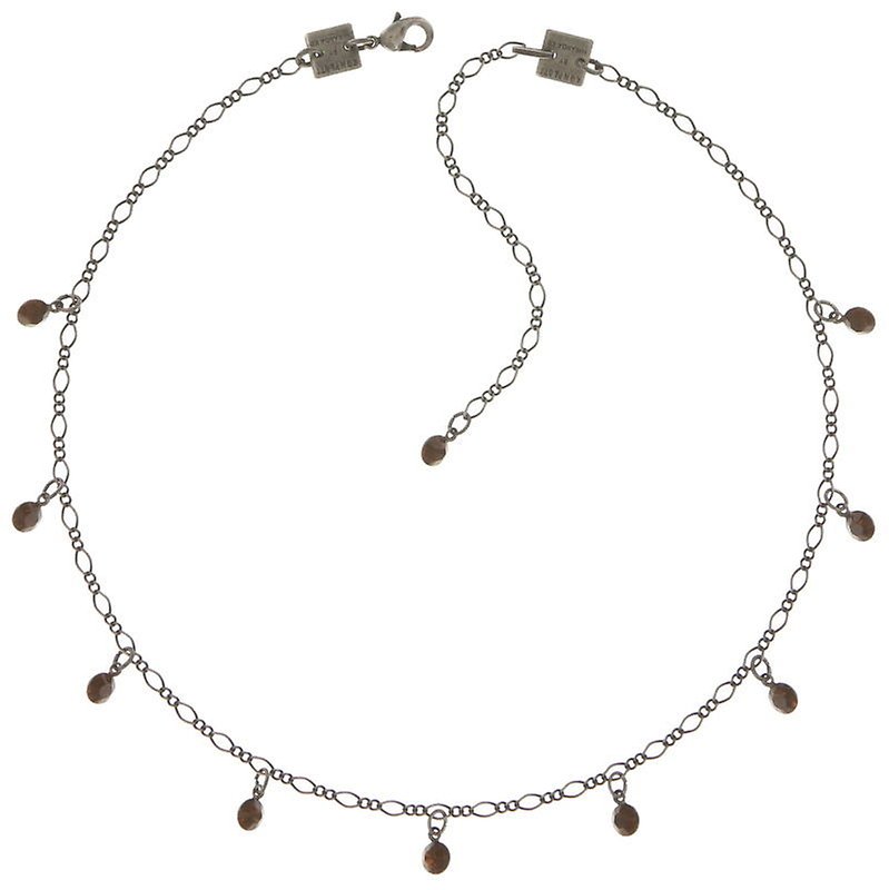 image pour Collier Tutui Collection Marron smoked topaz SS 24