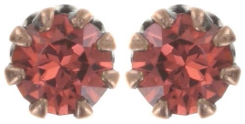 Bild für Ohrstecker Black Jack Korallenfarbig Padparadscha PP 32