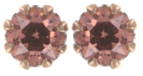 Bild für Ohrstecker Black Jack Pink rose peach PP 32