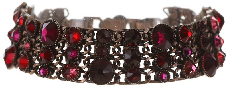 Bild für Armband Waterfalls Rot / Dunkelrosa  