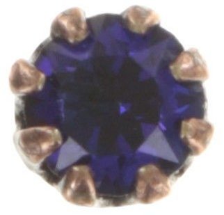 Bild für Ohrstecker Black Jack Lila Kristall Heliotrop PP 32