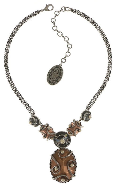 Bild für Halskette Y-Form Dragon Shield Braun  