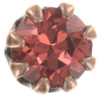 Bild für Ohrstecker Black Jack Korallenfarbig Padparadscha PP 32