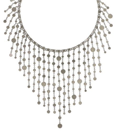 image for Necklace Collier Waterfalls Grey  