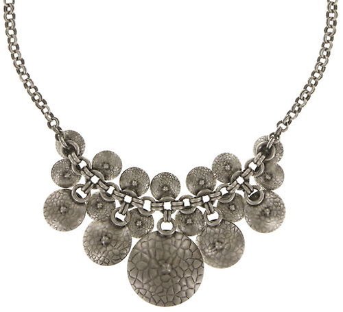 image for Necklace Rivoli Concave Blue / Lila crystal paradise shine 