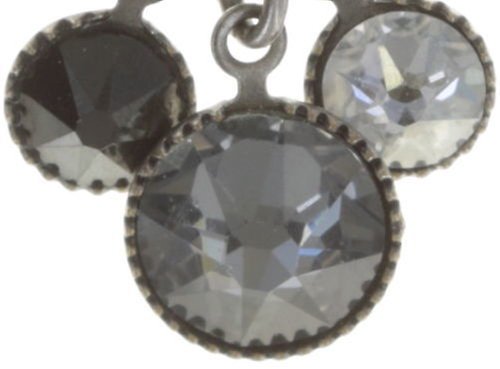 image for Earring Eurowire Dangling Waterfalls Grey  