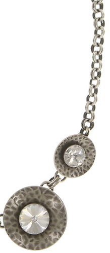 Bild für Halskette Rivoli Concave Weiß Kristall 