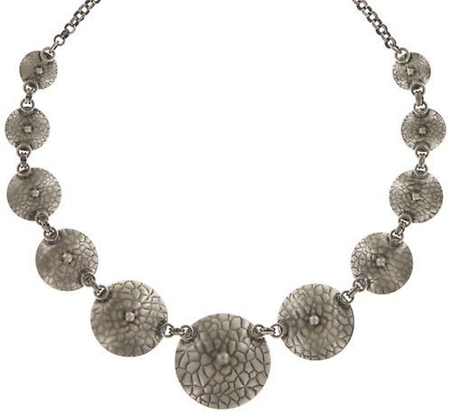 Kép Necklace Rivoli Concave White crystal 