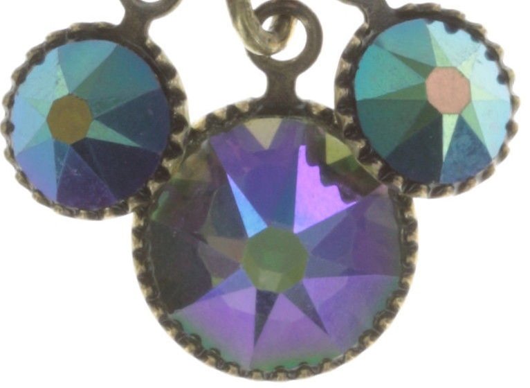 image for Earring Stud Dangling Waterfalls Blue / Lila  