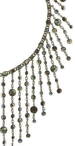 image for Necklace Collier Waterfalls Brown / Green  