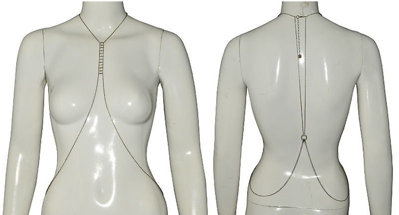 image pour Vêtement de corps Chain Me Up Beige crystal golden shadow 