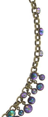 image for Necklace Waterfalls Blue / Lila  