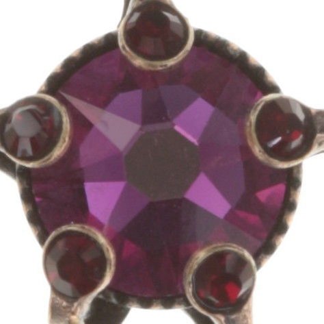 image pour Clou d'oreille Fiancee Rose Foncé  