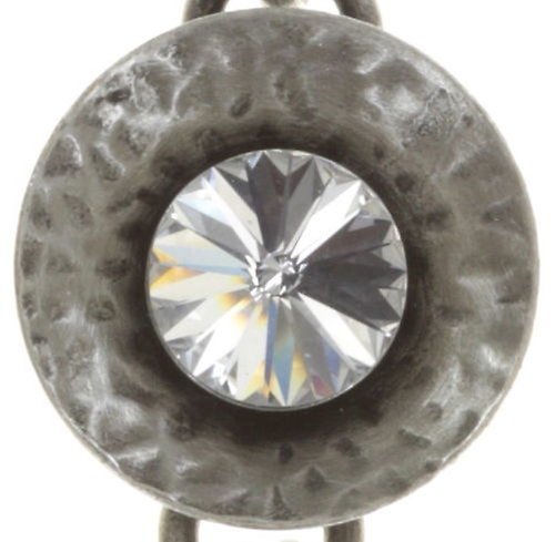 image pour Collier Rivoli Concave Blanc crystal 