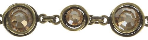 image for Bracelet Sparkle Twist Beige crystal golden shadow 