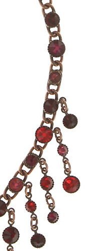 image for Necklace Waterfalls Red / Dark Rose  