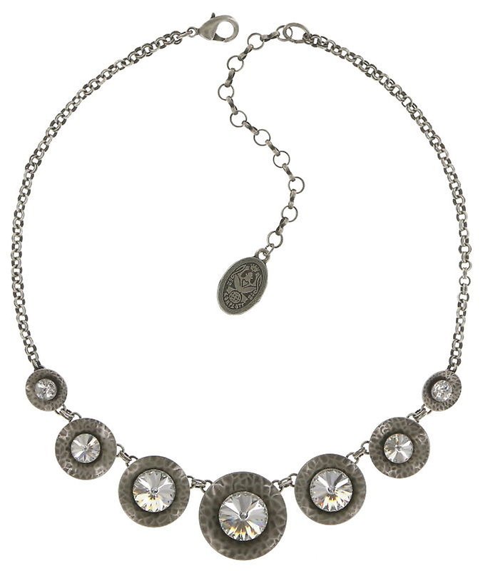 image pour Collier Rivoli Concave Blanc crystal 