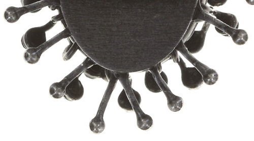 image for Ring Galaxy in Glass Black  large