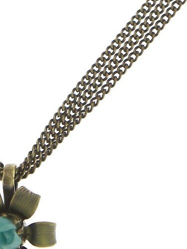 image for Necklace Pendant (Long) Arsenic in Old Lace Multi  medium