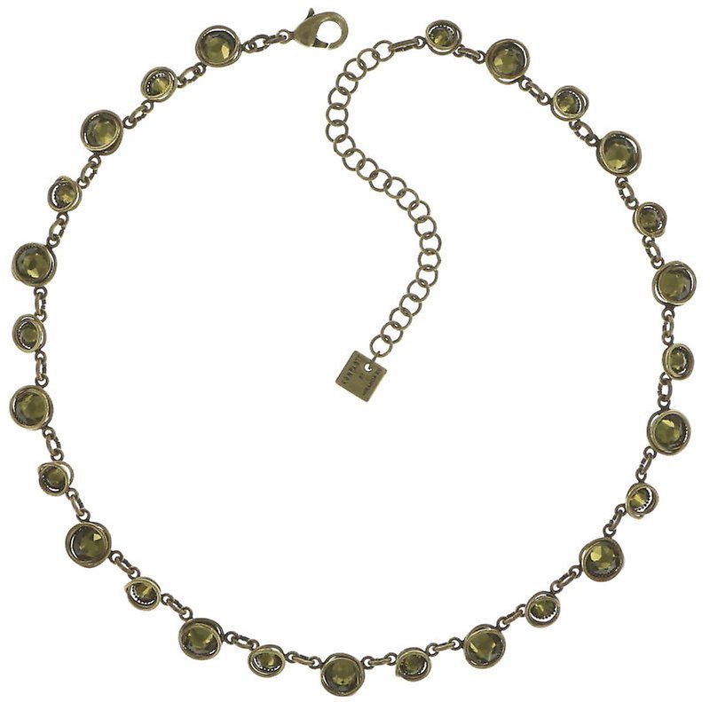 Bild für Halskette Sparkle Twist Grün Oliv 