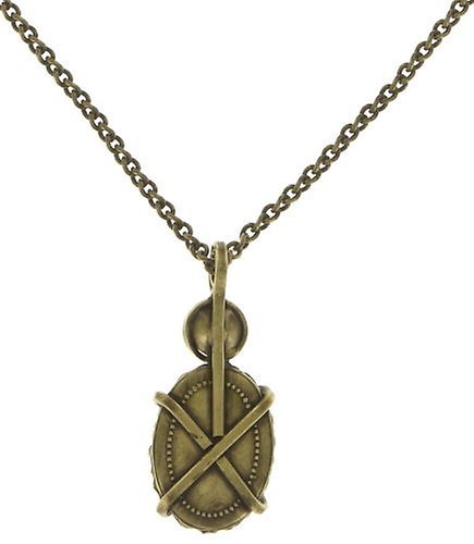 image for Necklace Pendant Dragon Shield White  