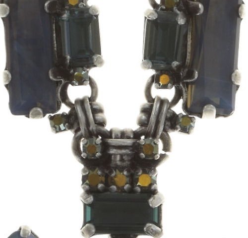 image for Necklace Aztec Green / Grey  