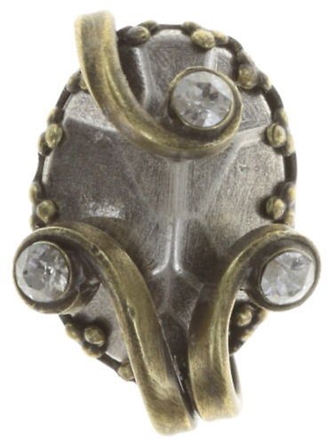 image for Earring Stud Dragon Shield White  