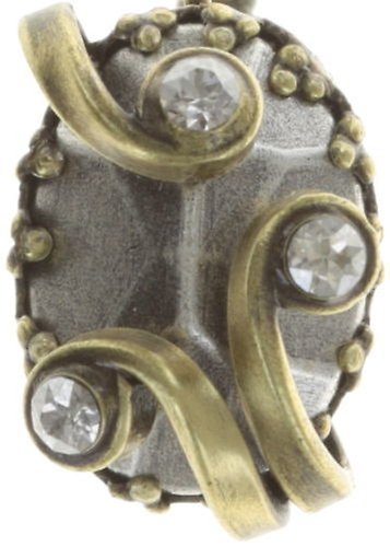 image for Earring Eurowire Dragon Shield White  