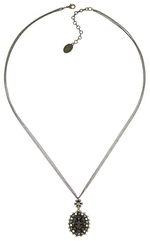 image for Necklace Pendant (Long) Arsenic in Old Lace Light Pastel Multi  medium